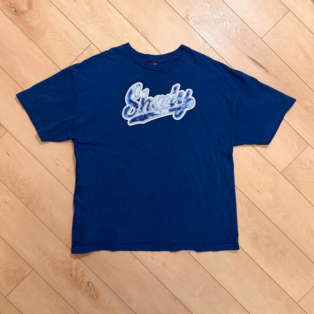 Y2K Shady Ltd Graphic Tee in Royal Blue